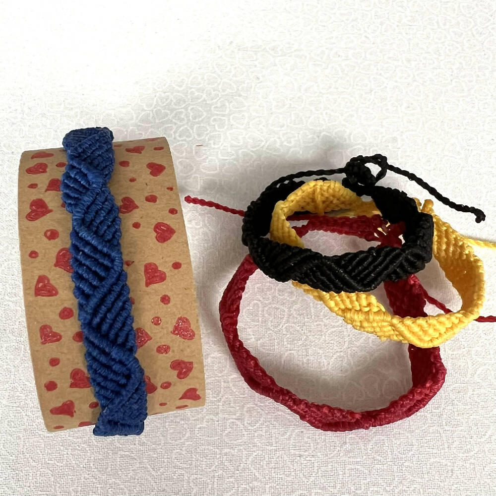 Micro Macrame Bracelet Waves ($22 each)