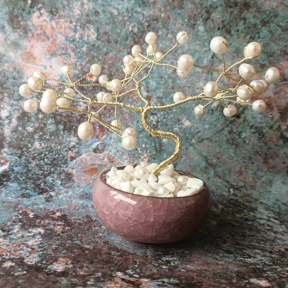 Freshwater Pearl Mini Gem Tree already made