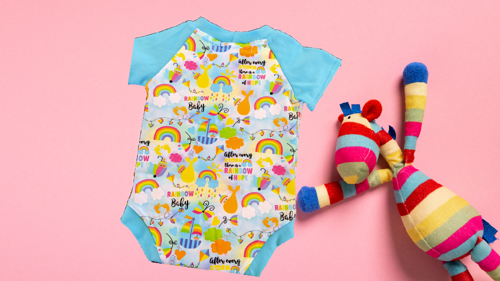 Rainbow Knit Bodysuit Blue Back_InPixio_InPixio_N_InPixio_TX