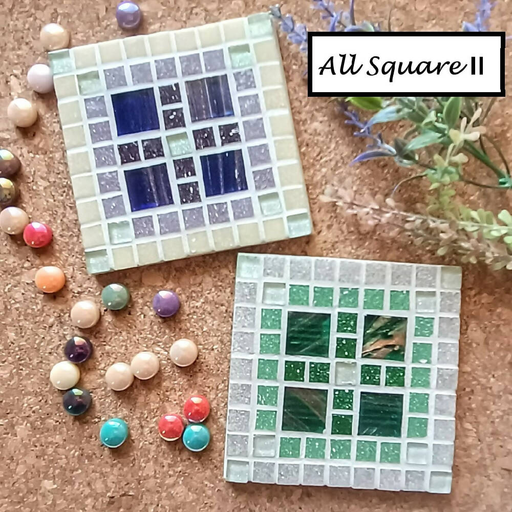 Assorted Mosaic Coaster Pairs - Square