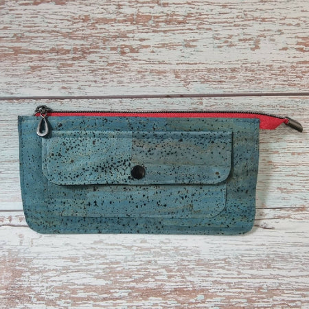 Cork Wallet with Front Flap Pocket