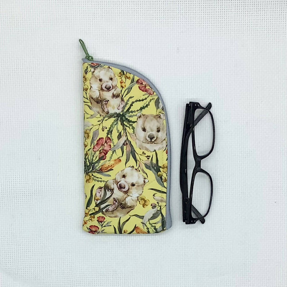 Wombats glasses case - 3 designs