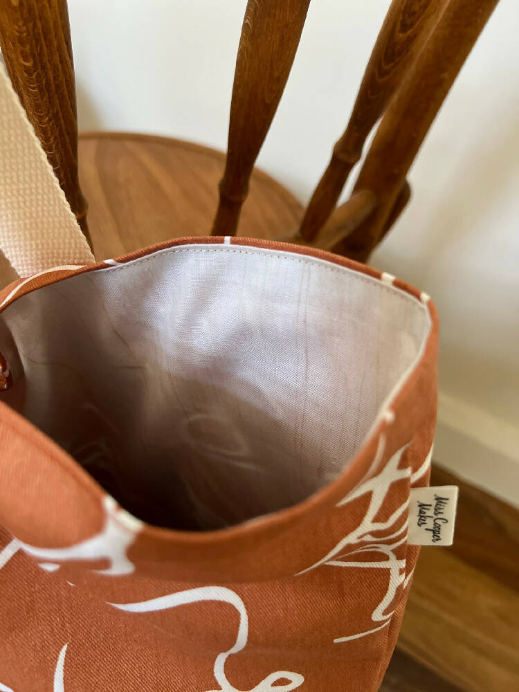 Tote Bag for Shopping/Market/Beach – Faces + Denim