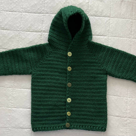 Child’s Crochet Hooded Jacket