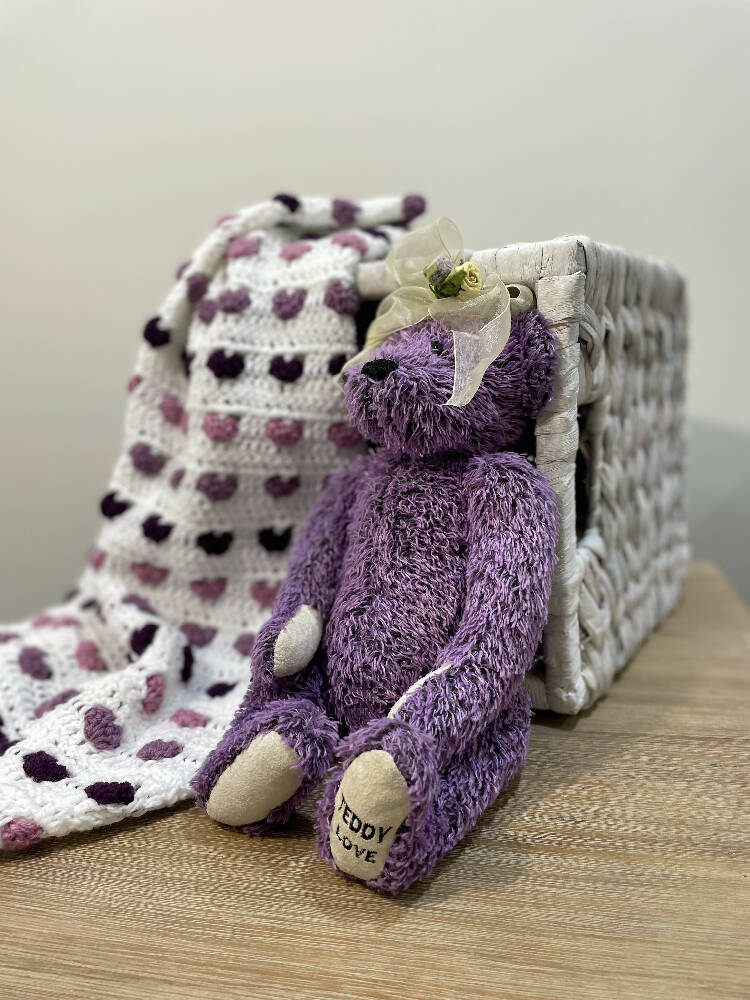 Love You More Baby Girl Blanket