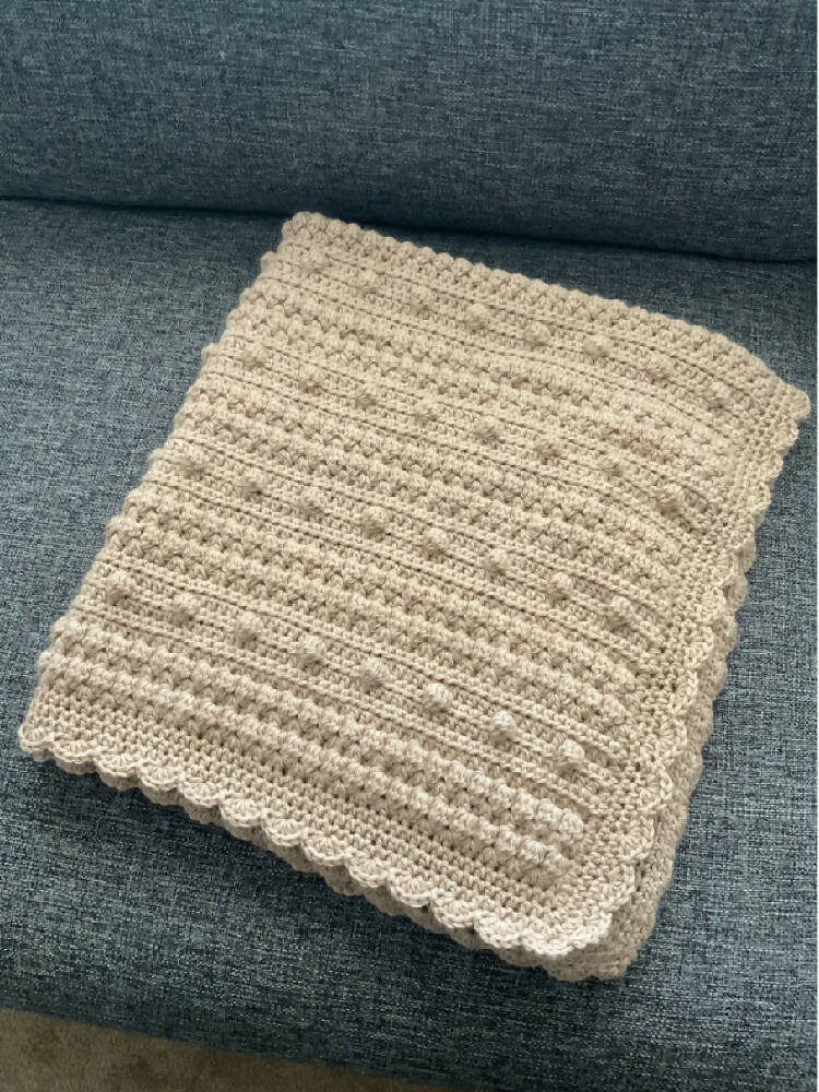 Baby Blanket in Wool/Alpaca