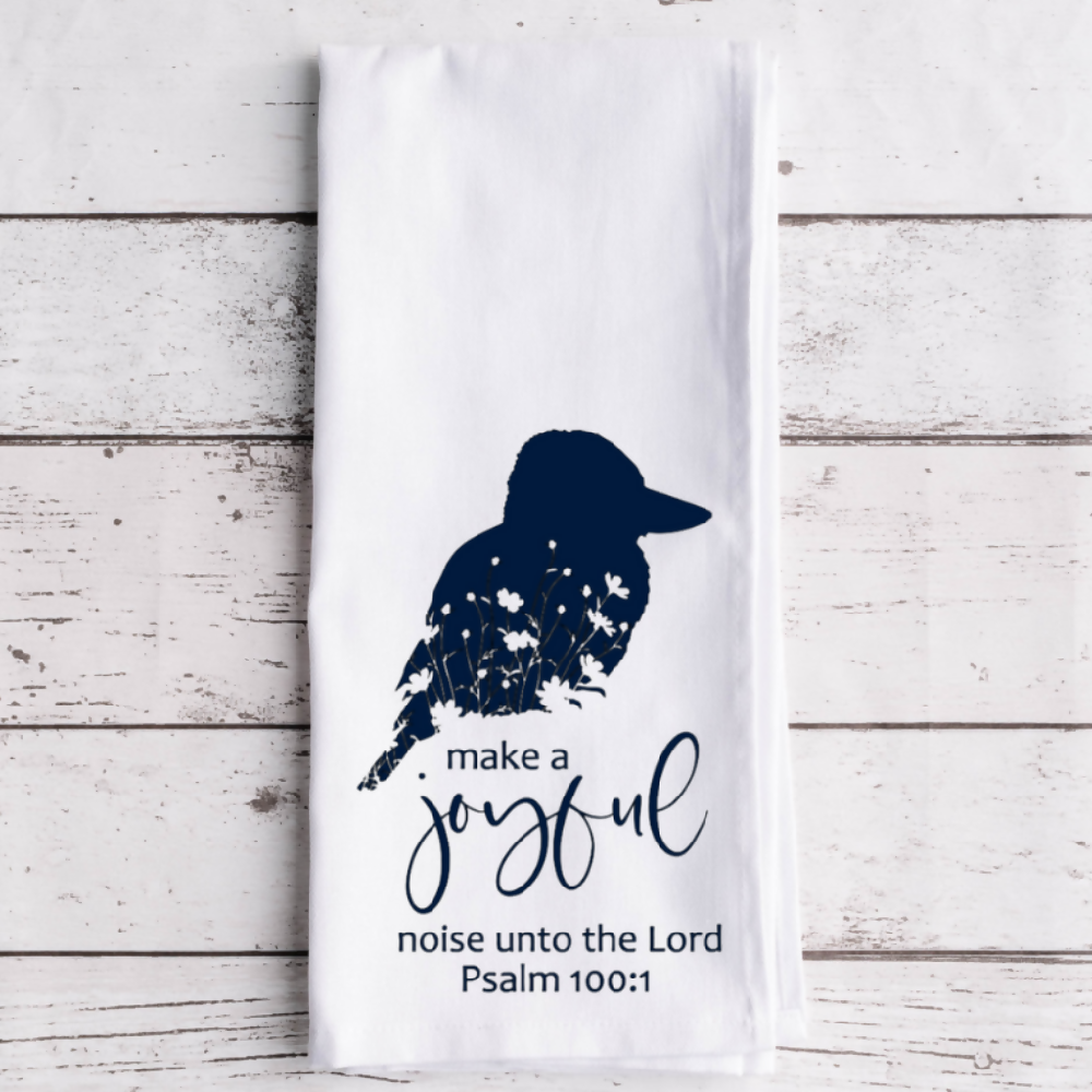 Tea Towel Christian Kookaburra Australian Kitchen Linen