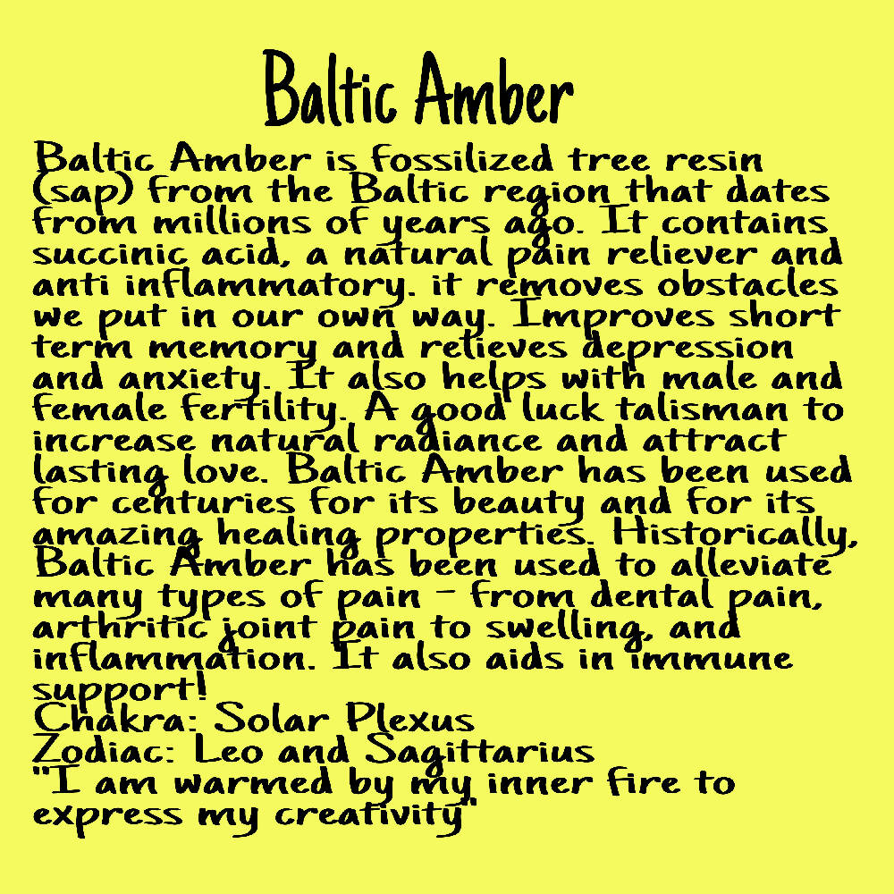 Baltic Amber Specialty Gem Tree - 49 gems per tree
