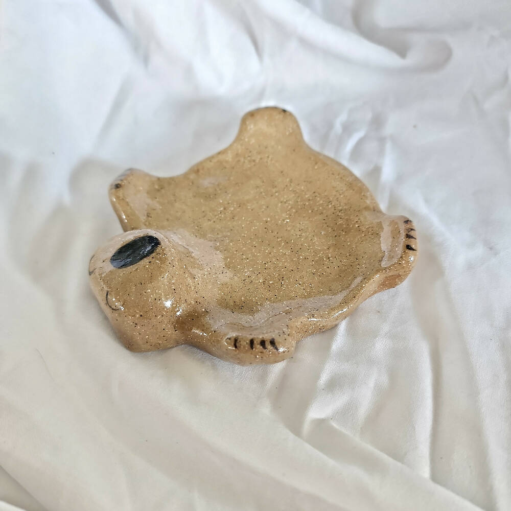 ceramic wombat trinket dish or spoon rest