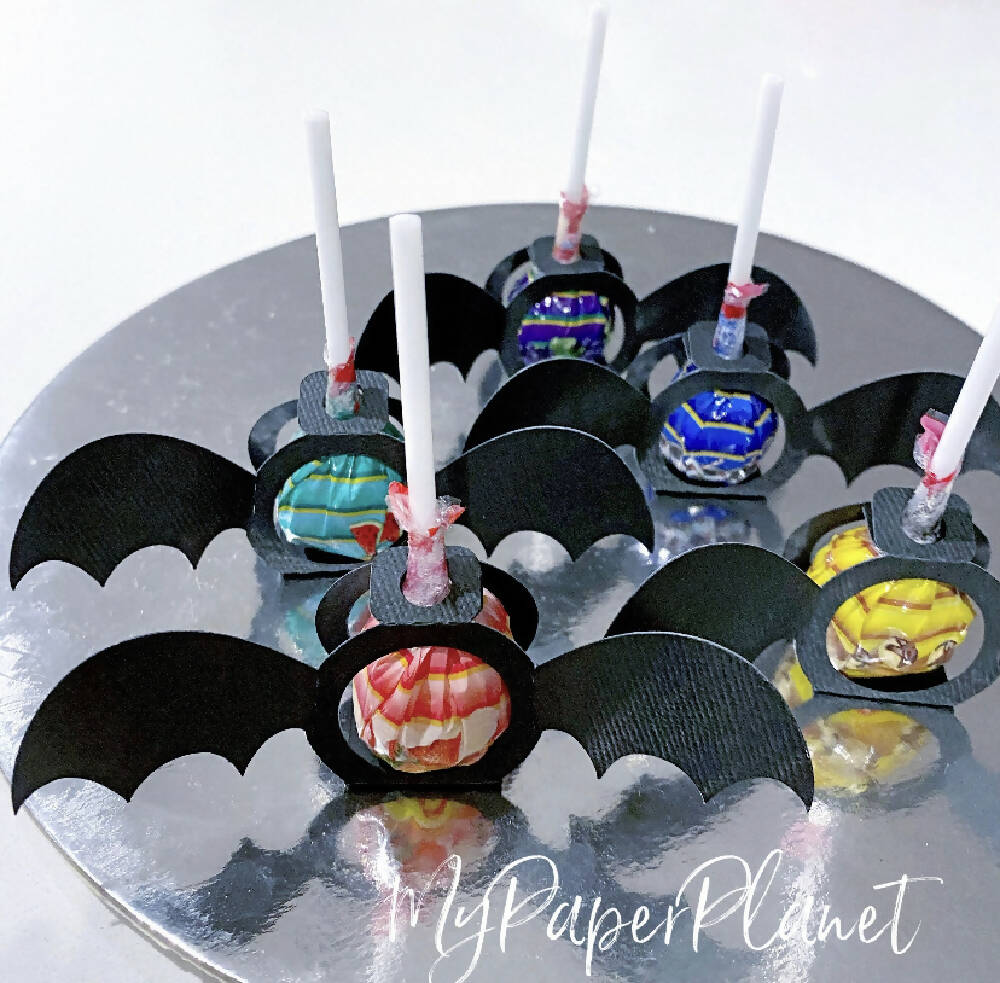 Halloween Bat Lollipop holder. Trick or treat, Holders ONLY