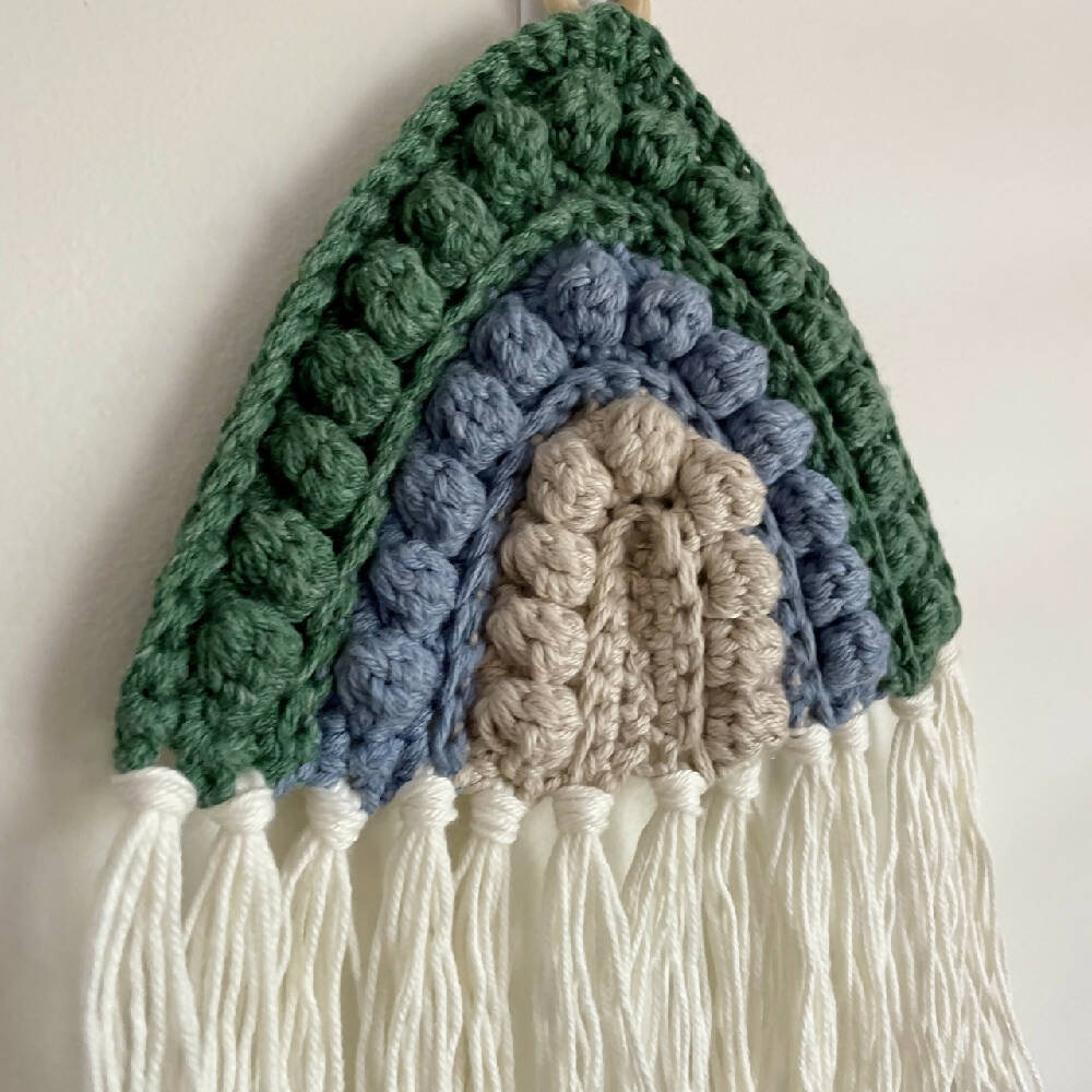 Rainbow-wall-hanging_Blues & GreensIMG_9674 Large