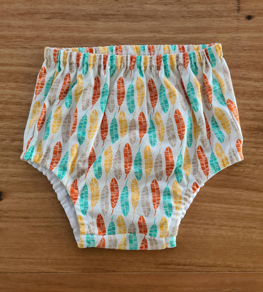 Feathers Baby Boy Nappy Cover / Pants Size 1