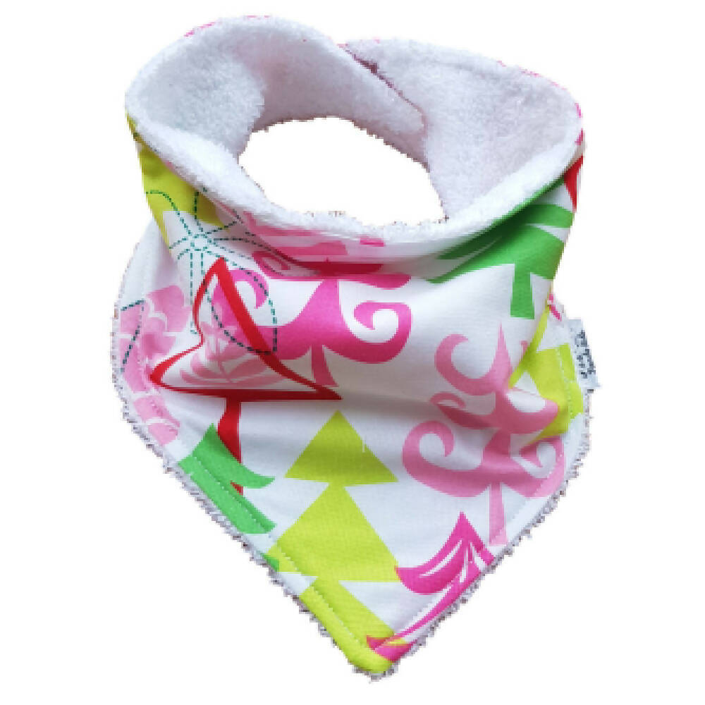 Baby Girls Handmade Christmas Dribble Bib