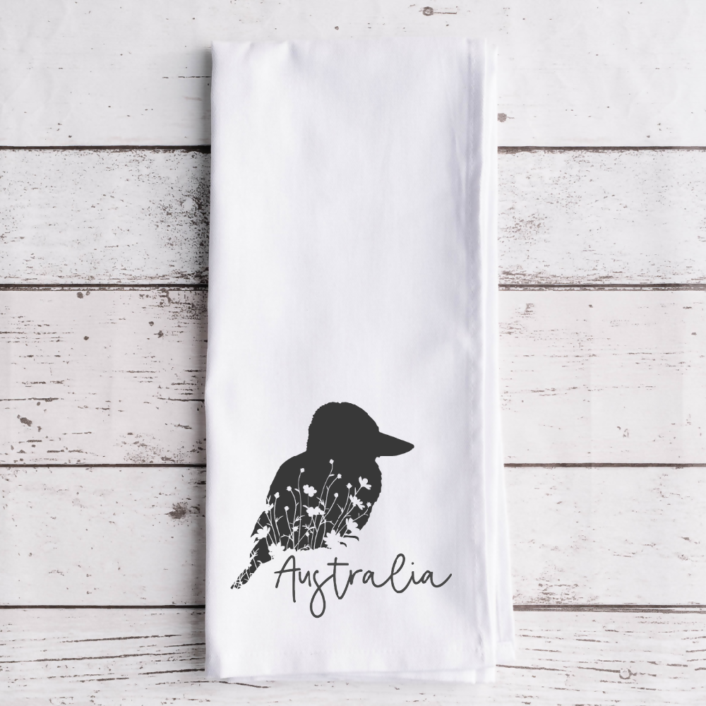 kookaburra tea towel(1)