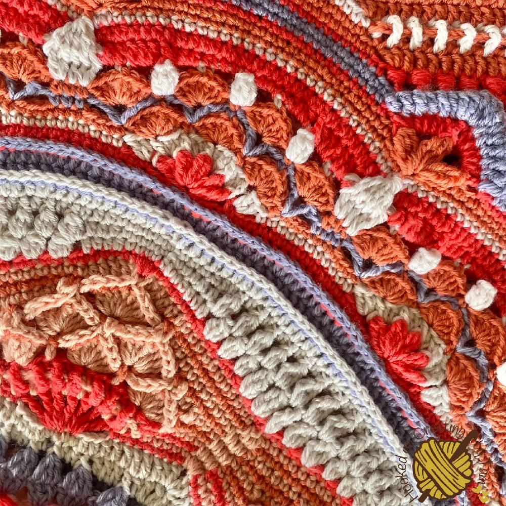 ‘Sacred Space’ Handmade heirloom Afghan Blanket Throw