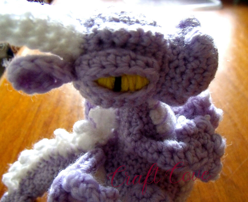 Amigurumi Toy Crochet Detailed Dragon