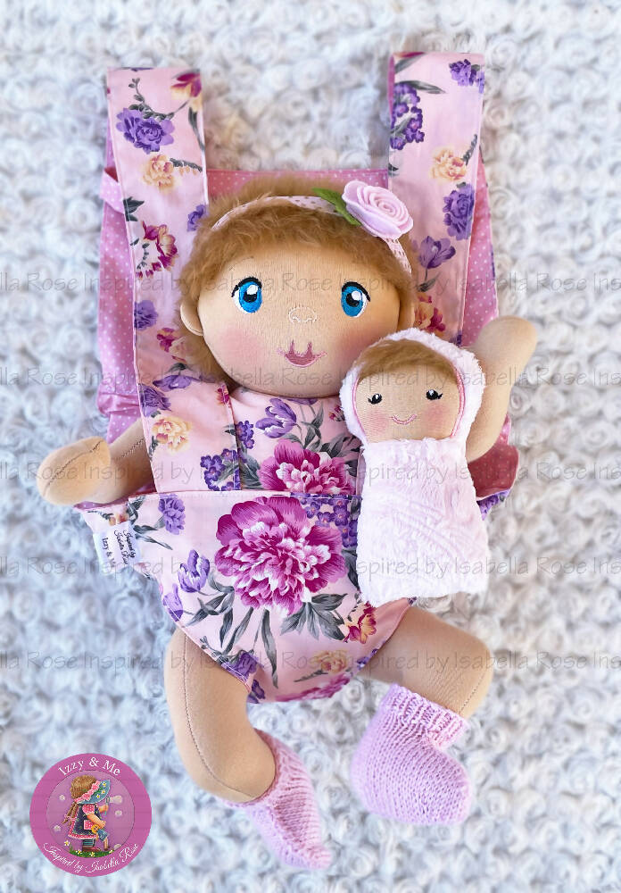 Doll carrier, Small and Large, Fits commercial dolls, Made to order