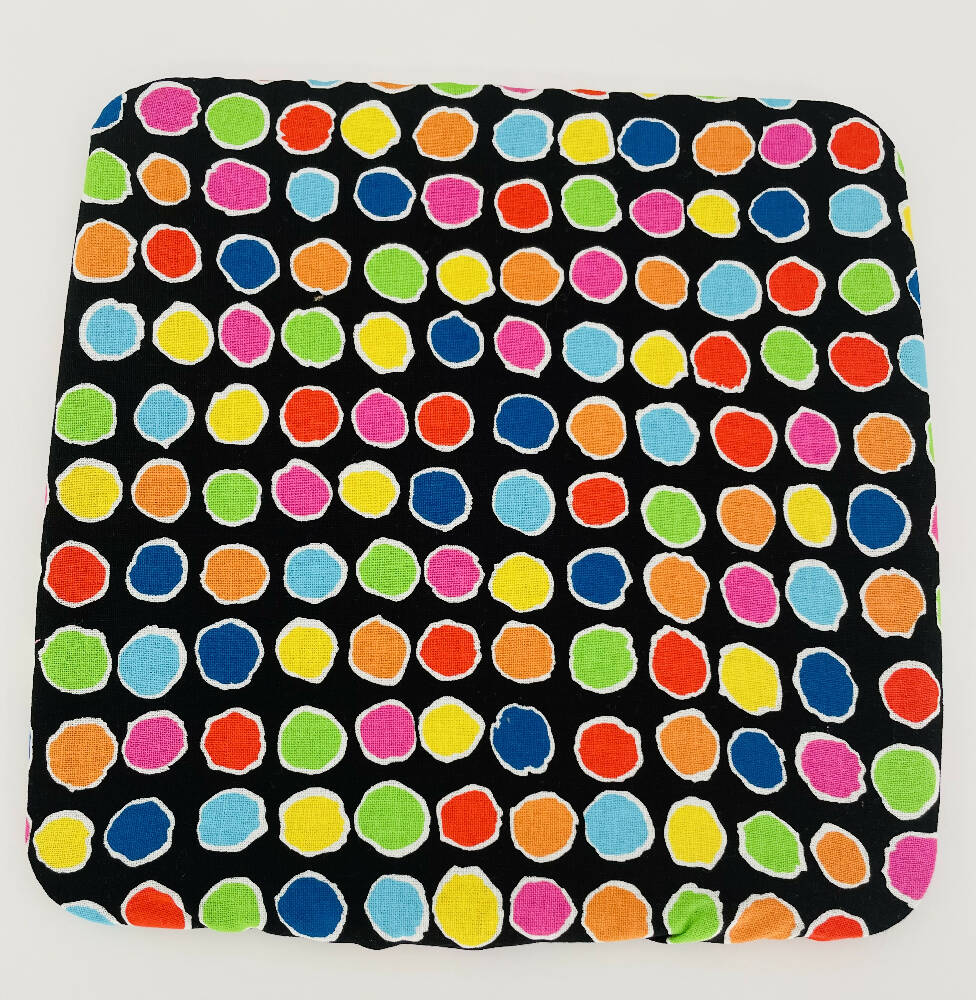 Cotton Case Mirror Play - Multi Colour Dots