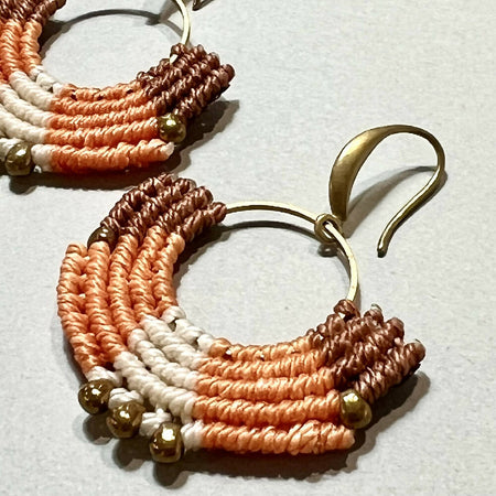 SOLD OUT Micro Macrame Earrings (valentine's day)