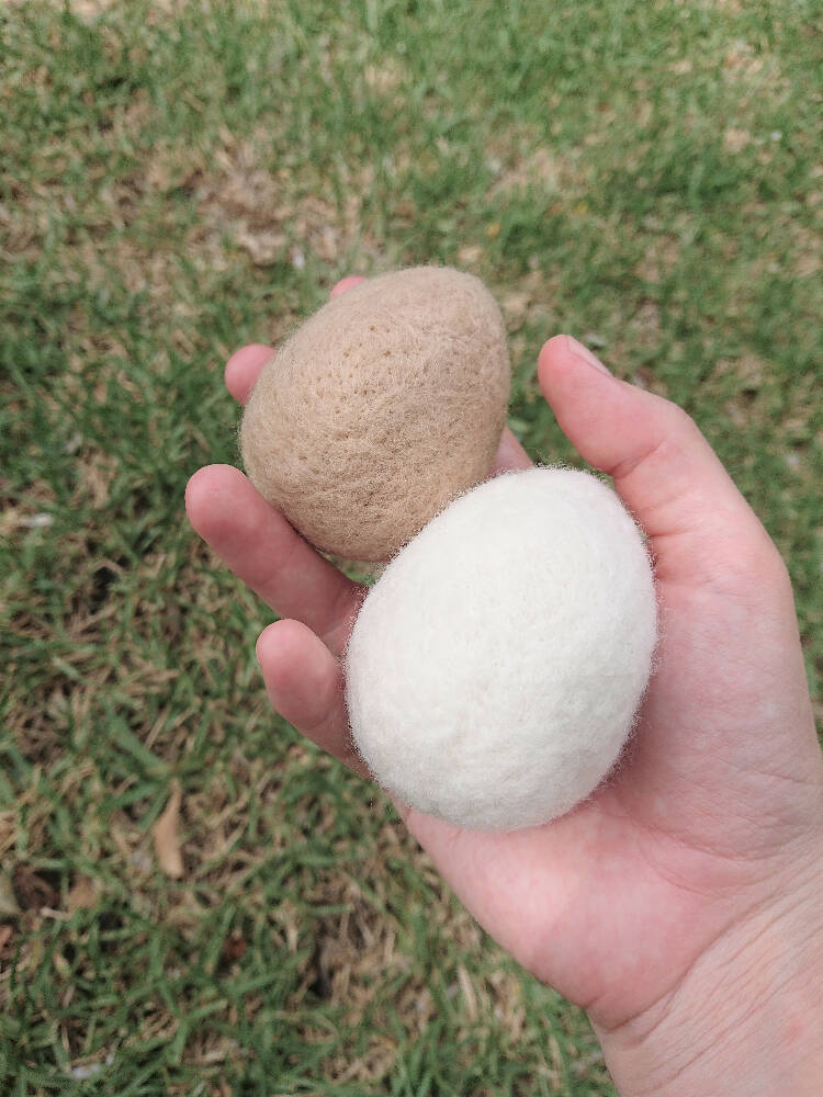 Felted Wool Eggs - Set of 6 - Easter Decor / Photo Prop