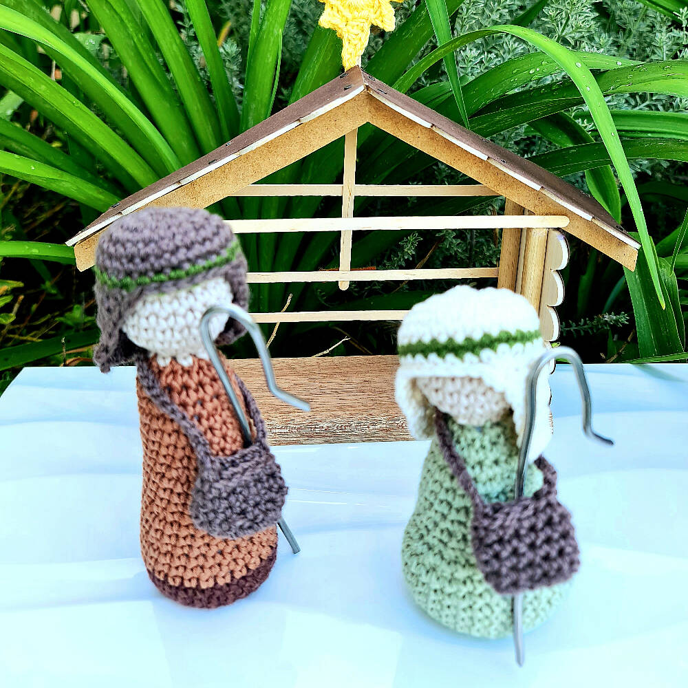 Heirloom Crocheted Nativity Sets Christmas Set