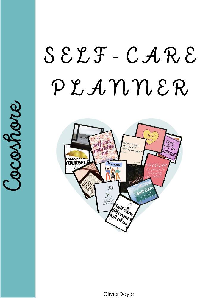 Self-Care Planner, Tracker and Workbook (digital)