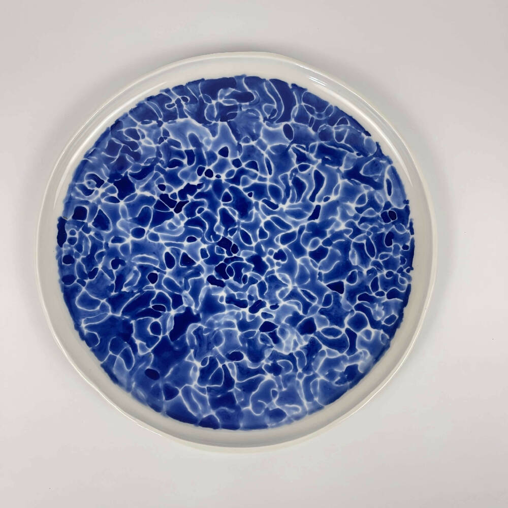 "Reflections" - Handmade/Handpainted Porcelain Plate