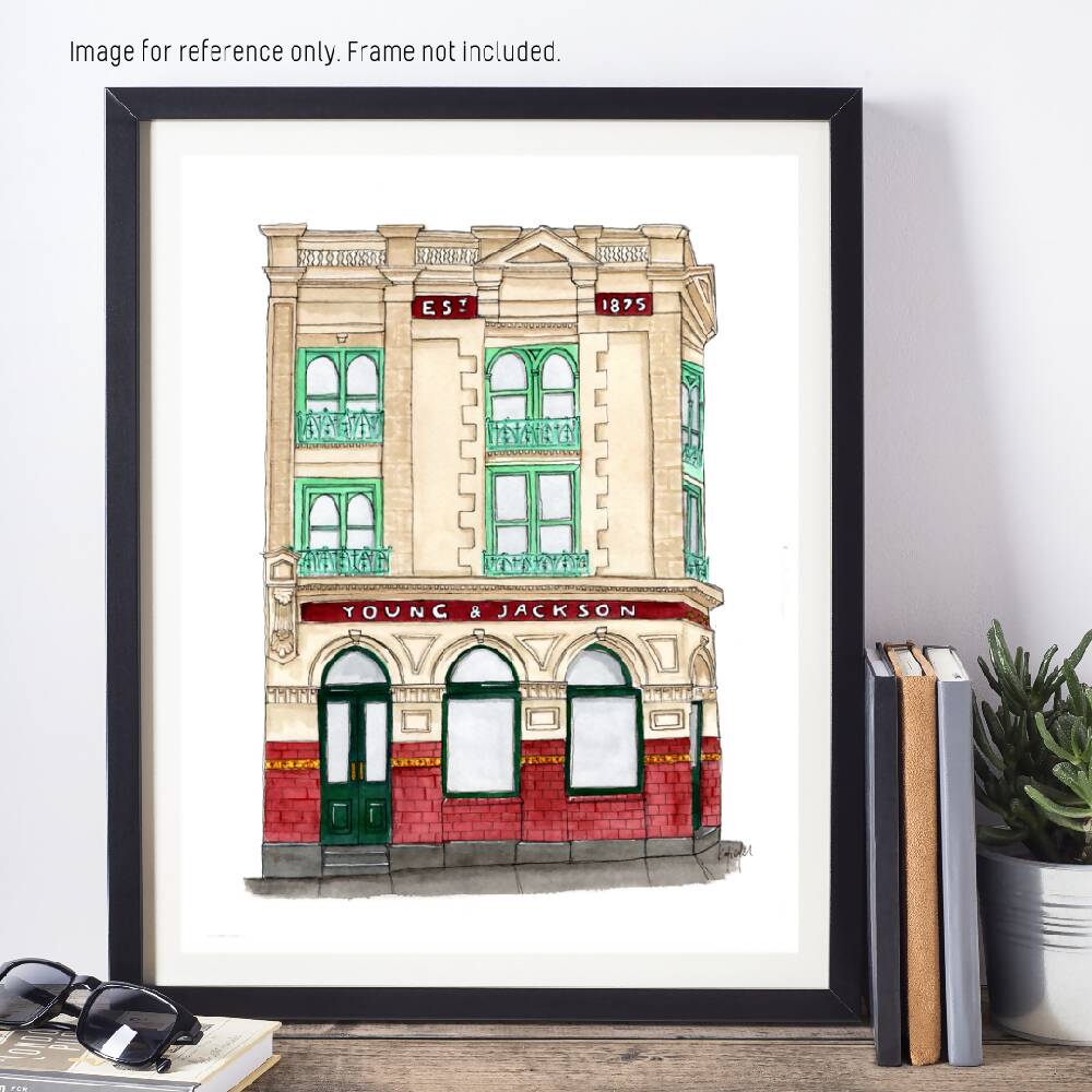 Fine Art Watercolour Print - The Melbourne Series - 'Luna Park ...