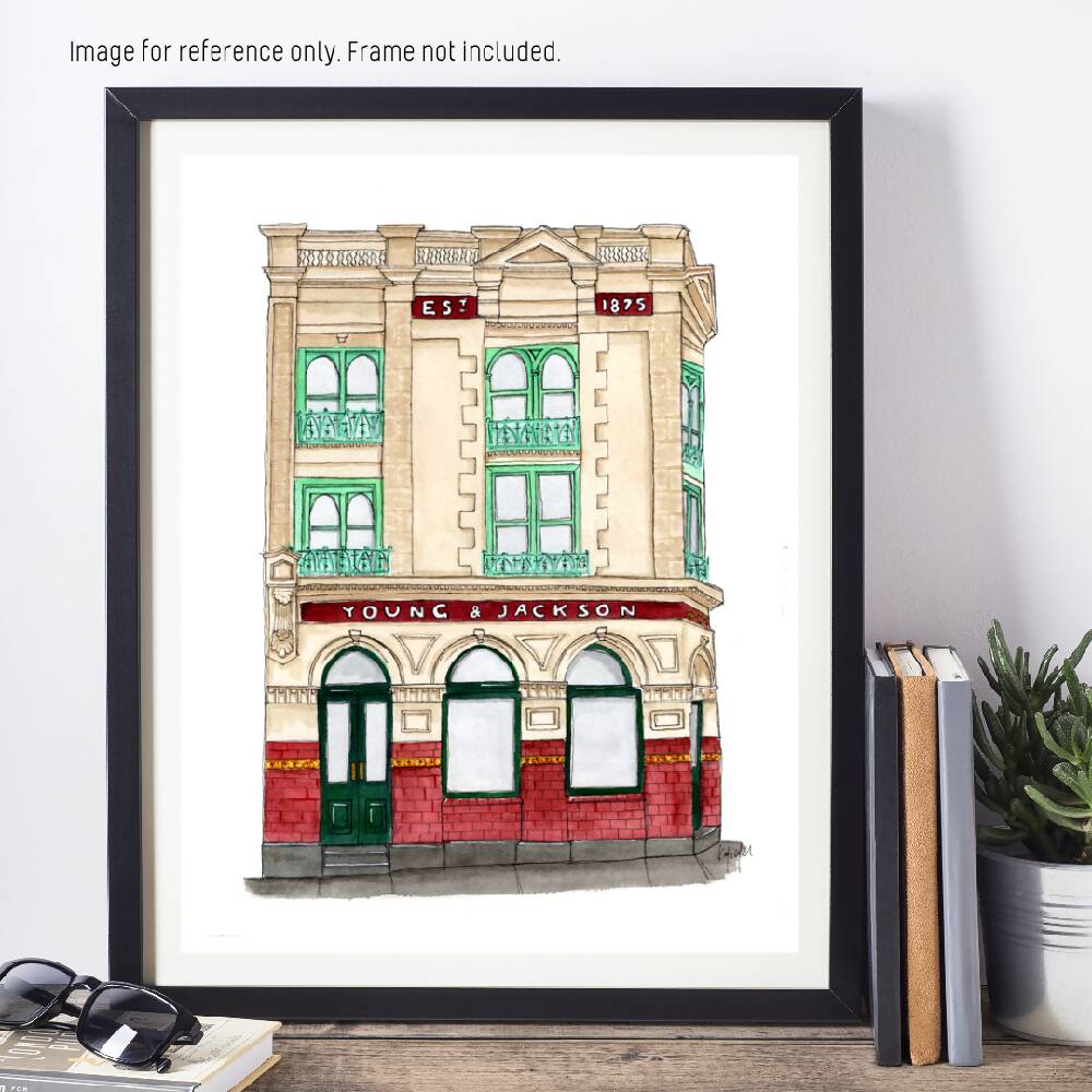 art print - the melbourne series - young and jackson