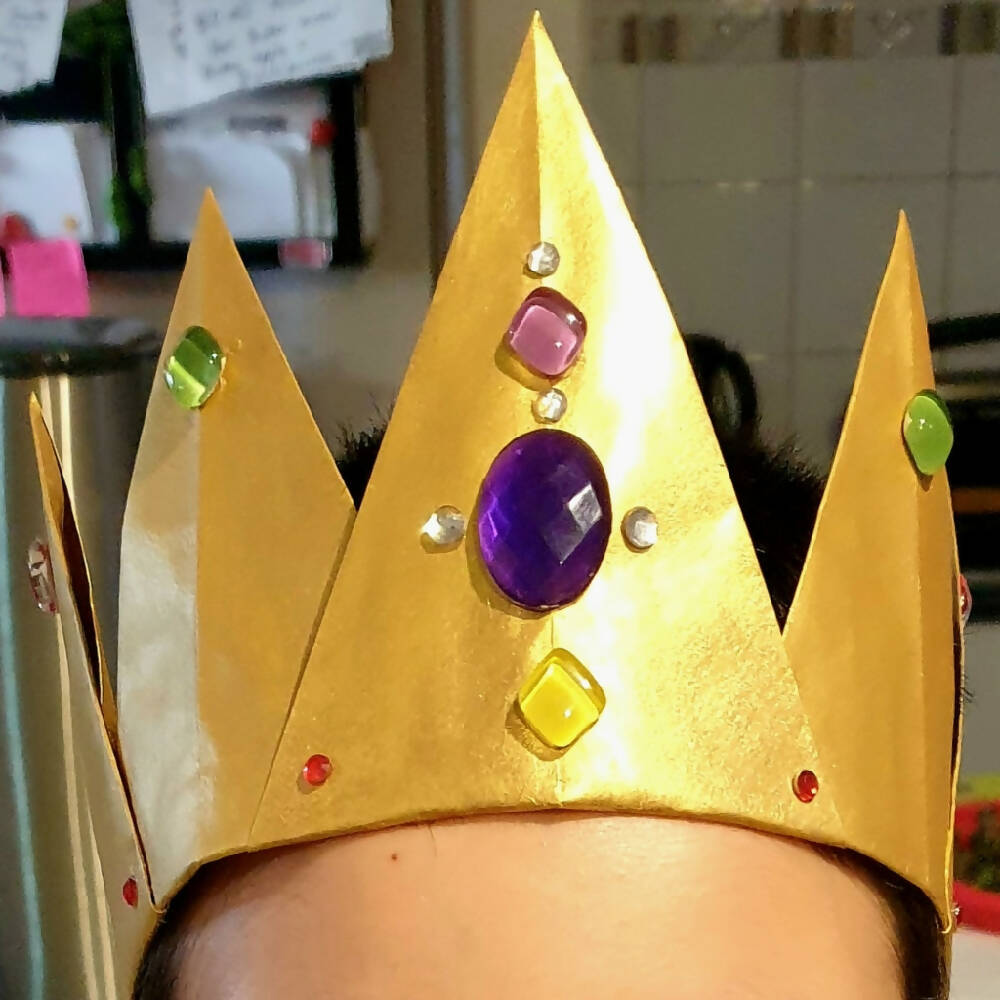 King/ Queen Cape and Crown kids Dress up set