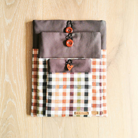 Gingham Book/Kindle/Device Sleeve