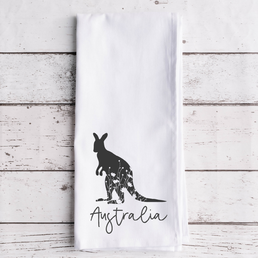 Tea Towel Austalian Animal Kitchen Linen