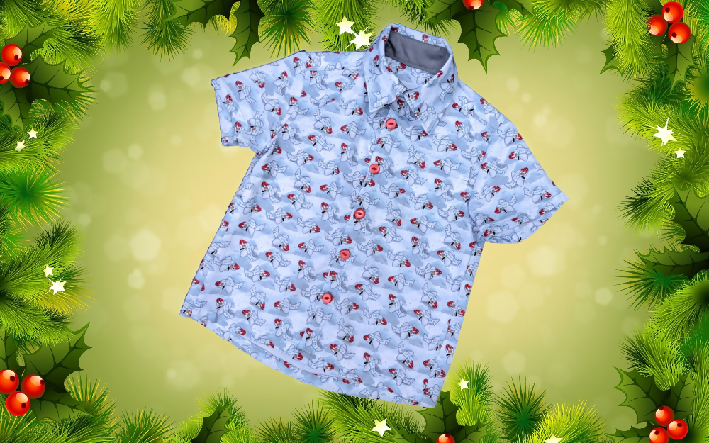 Christmas Shirt, Boys, Xmas Planes,