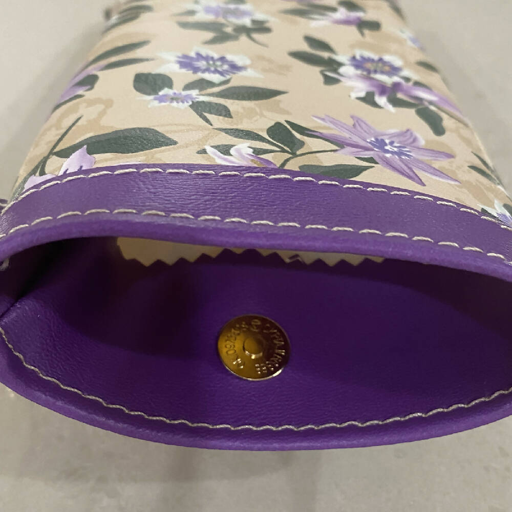Glasses Case / Pouch featuring exclusive Australian Clematis Floral Print #6