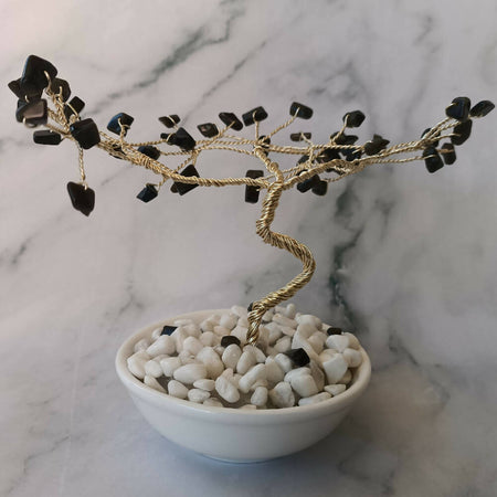 Gold Sheen Obsidian Mini Gem Tree already made