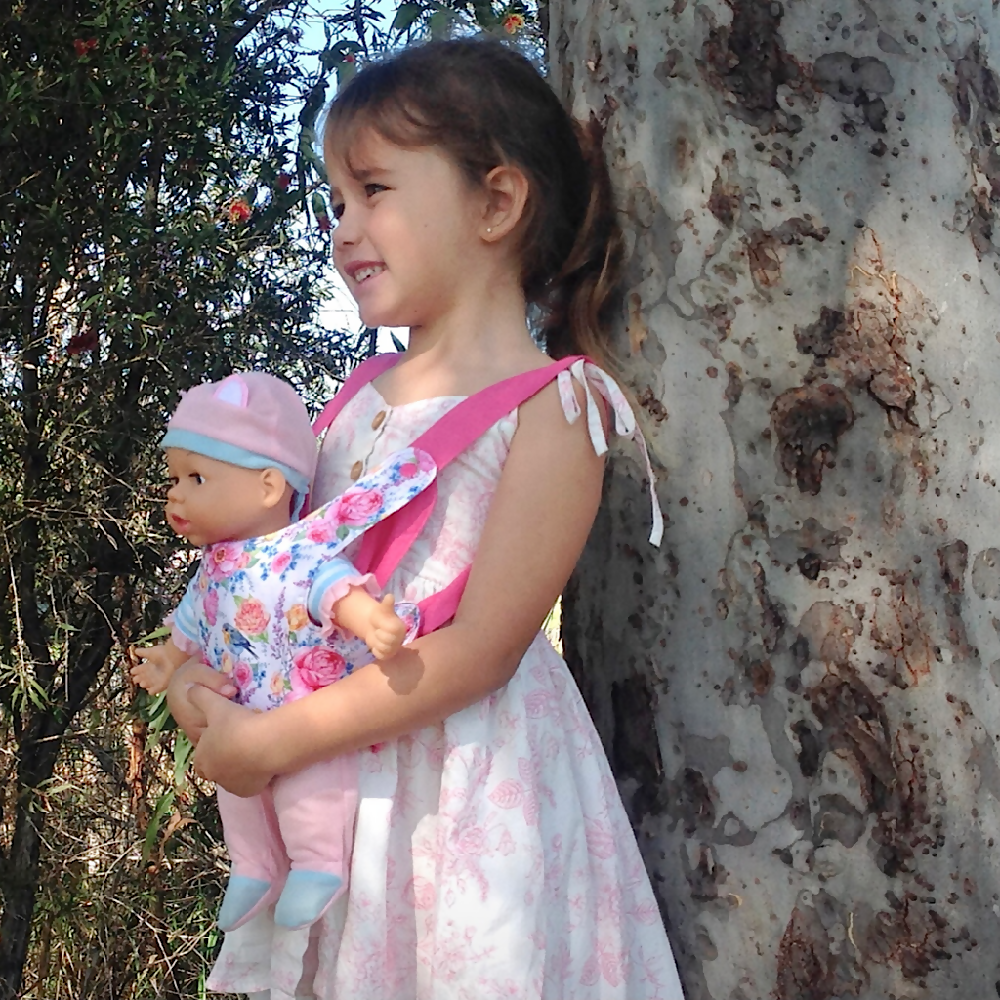 Baby Doll Carrier Mint Floral