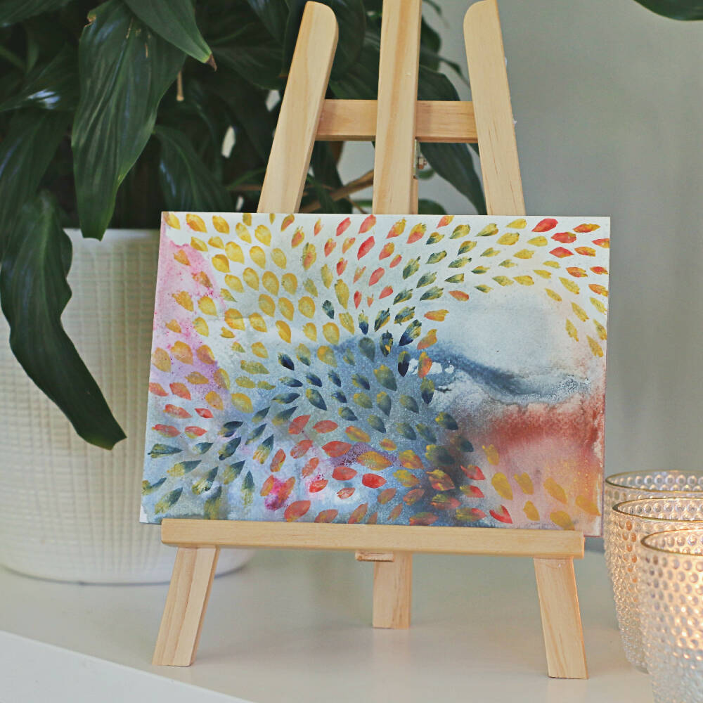 'Surprise Package'| Original abstract acrylic art | A5 size