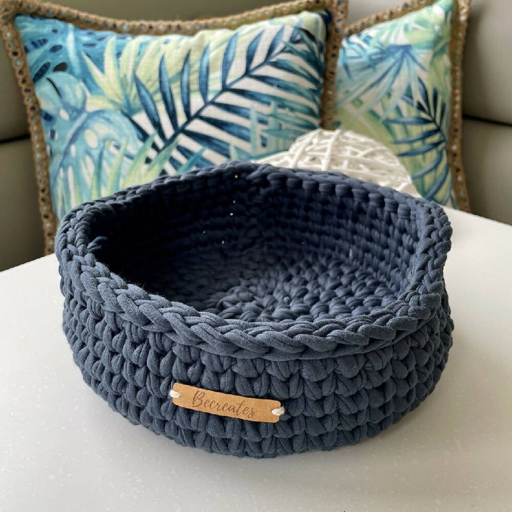 Slate-blue-medium-basket-with-handles_IMG_2644 Large