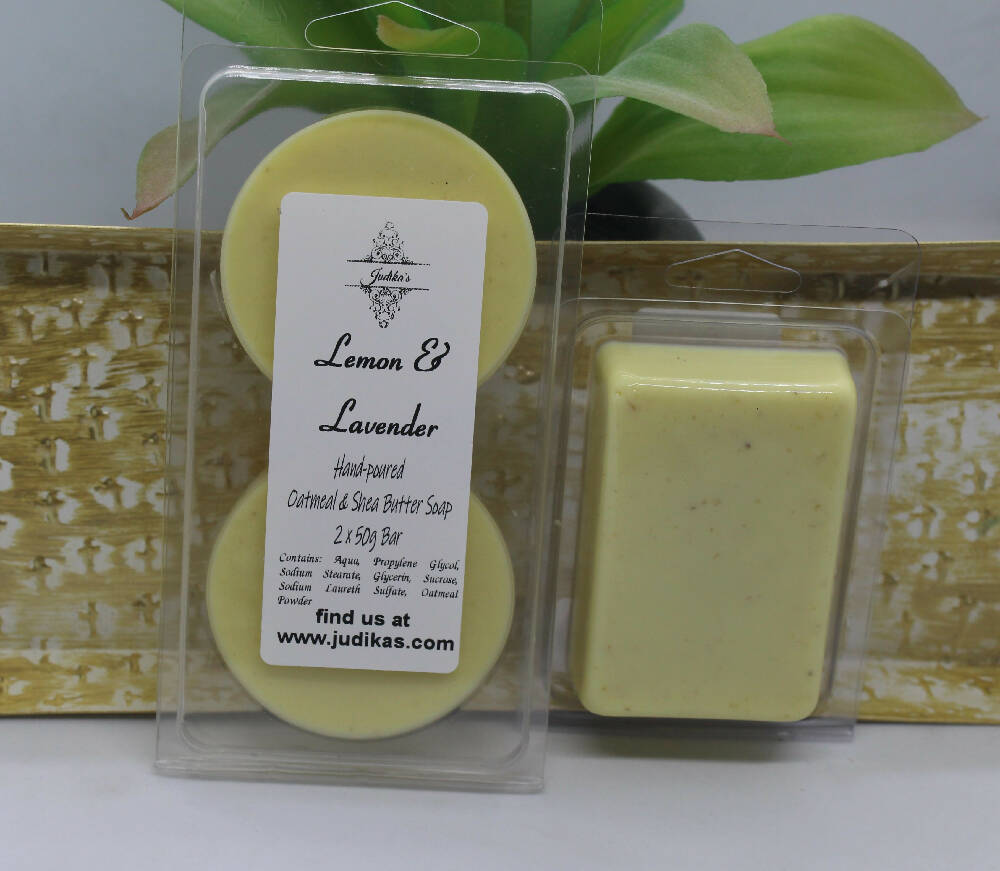 Oatmeal & Shea Butter Soap - Lemon & Lavender
