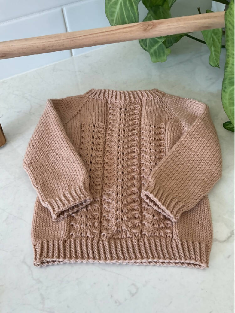 Baby Jumper in Caramel, Size is 12 months