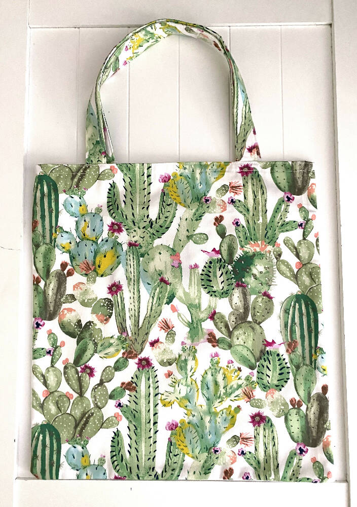 Cactus library/shopping bag