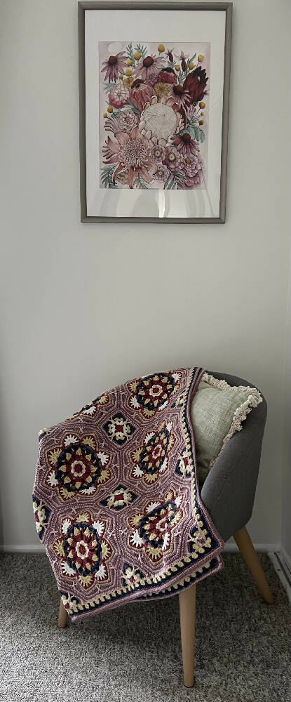 Crochet Persian Tiles Blanket