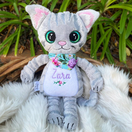 Personalised cat, Custom kitty plushie, Made to order