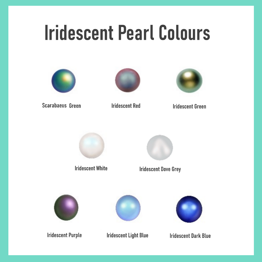 iridescent Pearl chart 2023 etsy