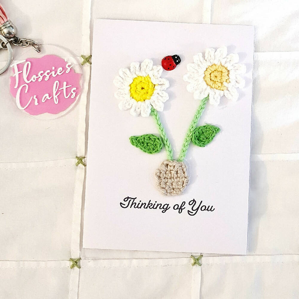 Crocheted Greeting Cards - FREE SHIPPING