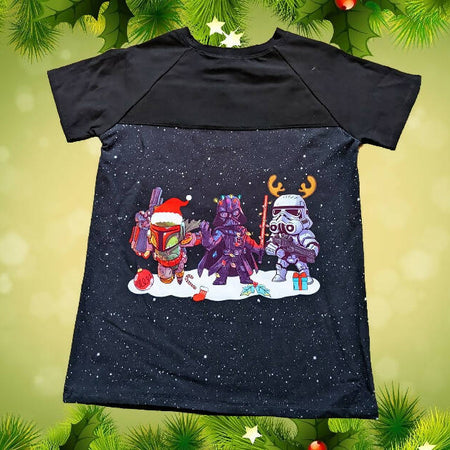 Xmas T-Shirt, Boys, Star Wars, Size 10, 12