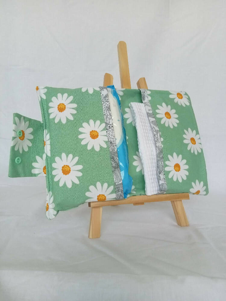 Nappy & Wipes Holder - multiple colors available