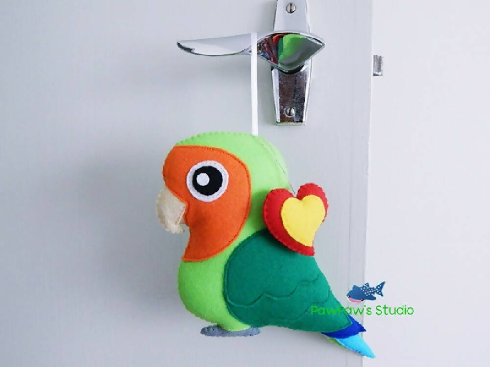 Lovebird / Lovebird Ornament / Bird Home Decor / Bird Decoration