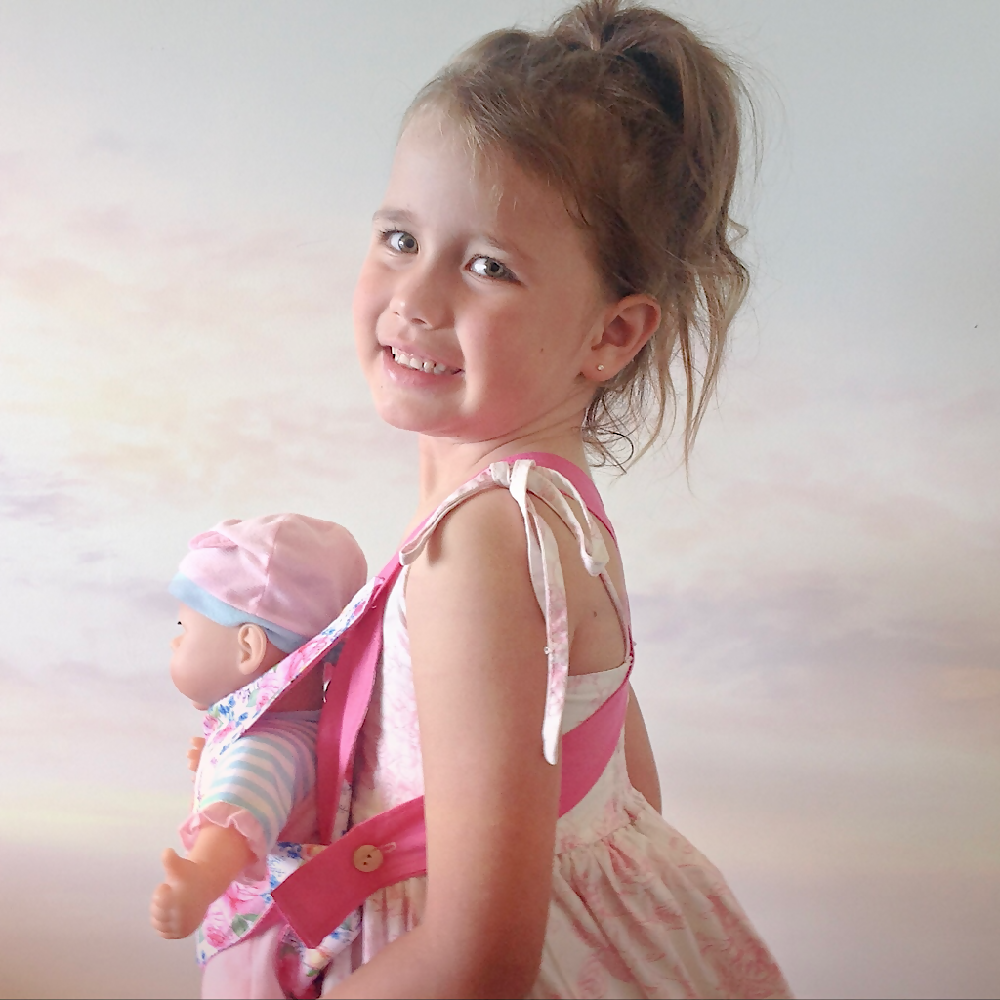 Baby Doll Carrier Mint Floral