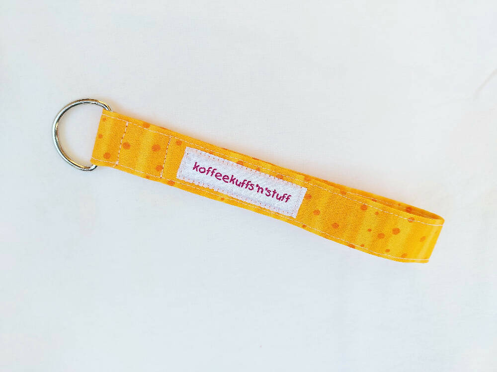 Wristlet D-ring key fob